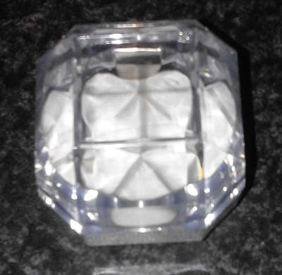 72 BOXES - CLEAR OCTAGONAL SHAPED RING BOXES